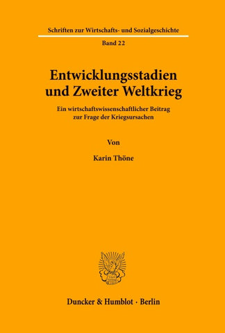 Entwicklungsstadien und Zweiter Weltkrieg.