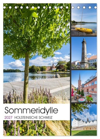 HOLSTEINISCHE SCHWEIZ Sommeridylle (Tischkalender 2027 DIN A5 hoch), CALVENDO Monatskalender