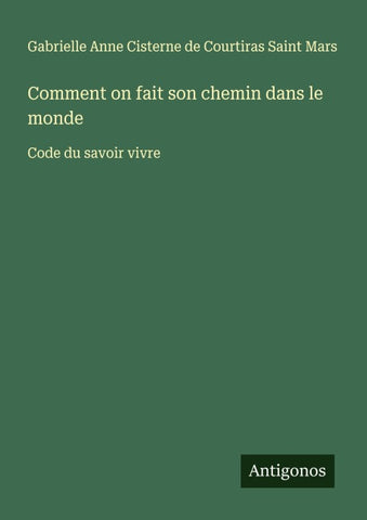 Comment on fait son chemin dans le monde