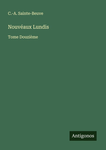 Nouvéaux Lundis