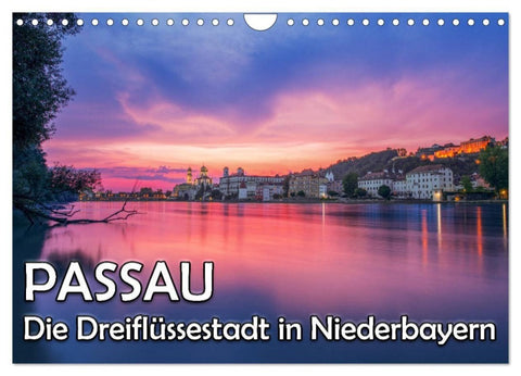 Passau - Die Dreiflüssestadt (Wandkalender 2027 DIN A4 quer), CALVENDO Monatskalender