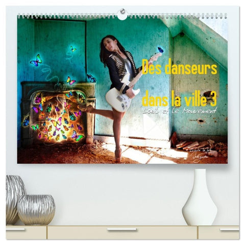 Des danseurs dans la ville 3 L'Oeil et le Mouvement  (Calendrier mural 2026 DIN A2 vertical) calendrier de bureau