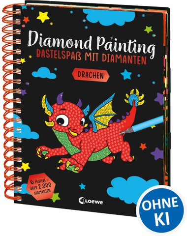Diamond Painting - Bastelspaß mit Diamanten - Drachen