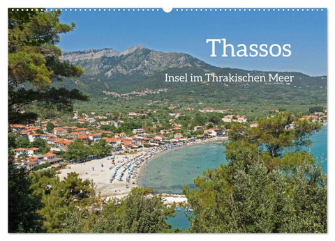 Thassos - Insel im Thrakischen Meer (Wandkalender 2026 DIN A2 quer), CALVENDO Monatskalender
