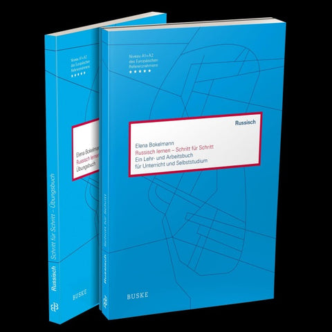 Russisch lernen - Schritt für Schritt Lehrbuch + Übungsbuch (Set)