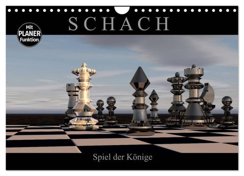 SCHACH - Spiel der Könige (Wandkalender 2027 DIN A4 quer), CALVENDO Monatskalender