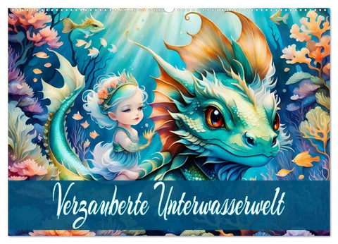 Verzauberte Unterwasserwelt (Wandkalender 2026 DIN A2 quer), CALVENDO Monatskalender