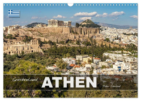 Griechenland - Athen (Wandkalender 2027 DIN A3 quer), CALVENDO Monatskalender