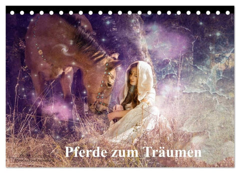 Pferde zum Träumen (Tischkalender 2027 DIN A5 quer), CALVENDO Monatskalender