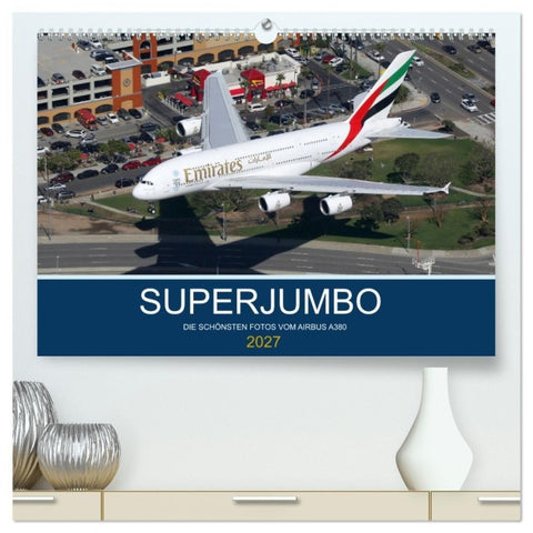 SUPERJUMBOS (hochwertiger Premium Wandkalender 2027 DIN A2 quer), Kunstdruck in Hochglanz