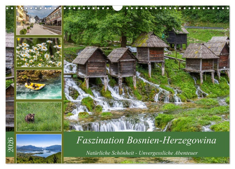 Faszination Bosnien-Herzegowina (Wandkalender 2026 DIN A3 quer), CALVENDO Monatskalender