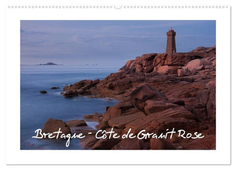 Bretagne - Côte de Granit Rose (Wandkalender 2027 DIN A2 quer), CALVENDO Monatskalender