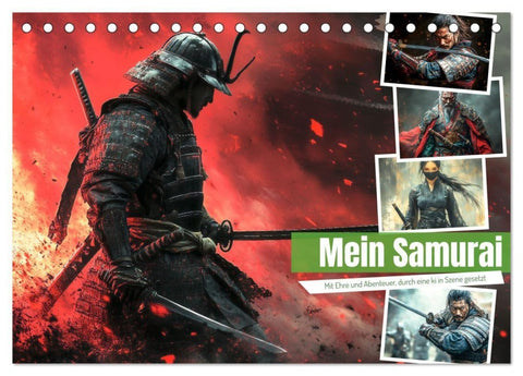 Mein Samurai (Tischkalender 2027 DIN A5 quer), CALVENDO Monatskalender