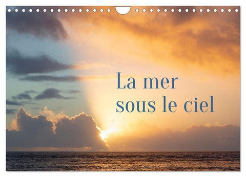La mer sous le ciel (Calendrier mural 2027 DIN A4 vertical), CALVENDO calendrier mensuel