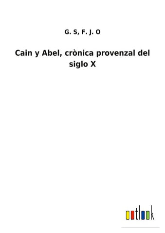 Cain y Abel, crònica provenzal del siglo X