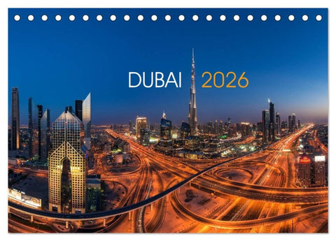 DUBAI - 2026 (Tischkalender 2026 DIN A5 quer), CALVENDO Monatskalender