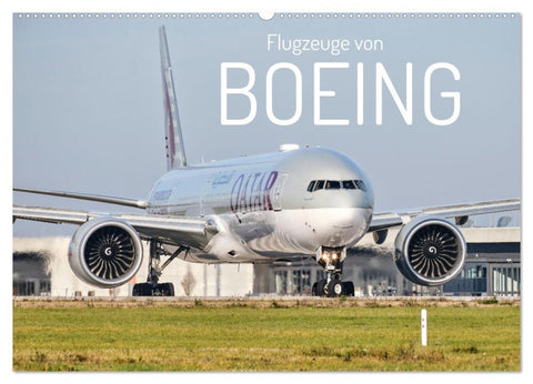 Flugzeuge von Boeing (Wandkalender 2026 DIN A2 quer), CALVENDO Monatskalender