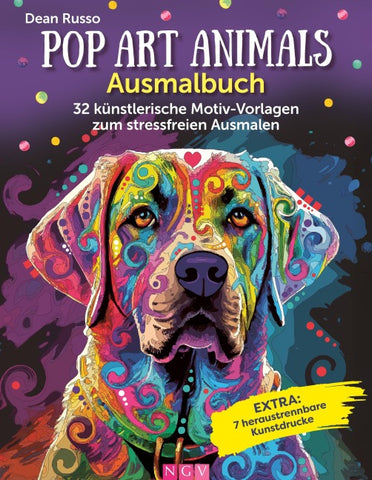 Pop Art Animals - Ausmalbuch