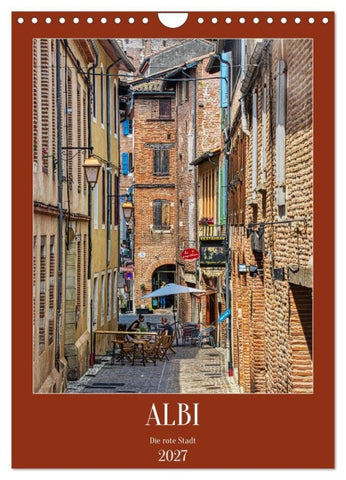 Albi - Die rote Stadt (Wandkalender 2027 DIN A4 hoch), CALVENDO Monatskalender