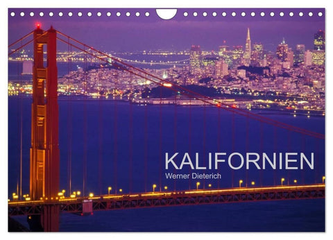 KALIFORNIEN (Wandkalender 2027 DIN A4 quer), CALVENDO Monatskalender
