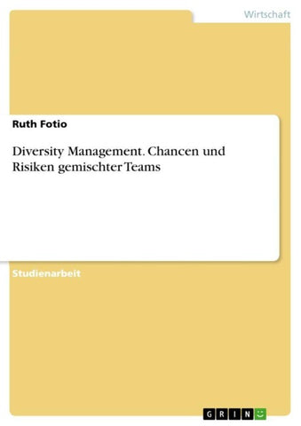 Diversity Management. Chancen und Risiken gemischter Teams