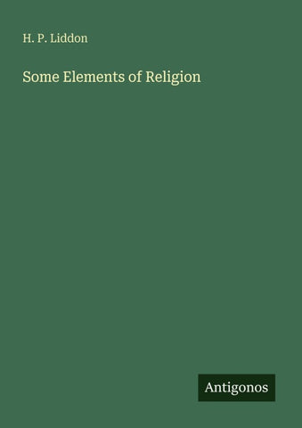 Some Elements of Religion