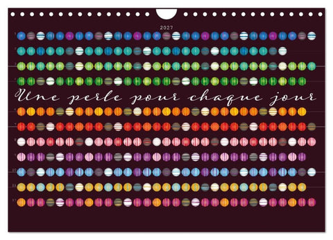 Une perle pour chaque jour (Calendrier mural 2027 DIN A4 vertical), CALVENDO calendrier mensuel