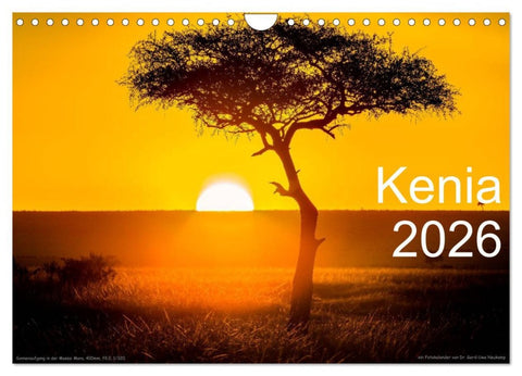 Kenia 2026 (Wandkalender 2026 DIN A4 quer), CALVENDO Monatskalender