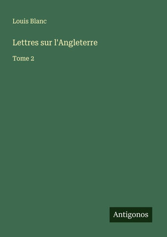 Lettres sur l'Angleterre