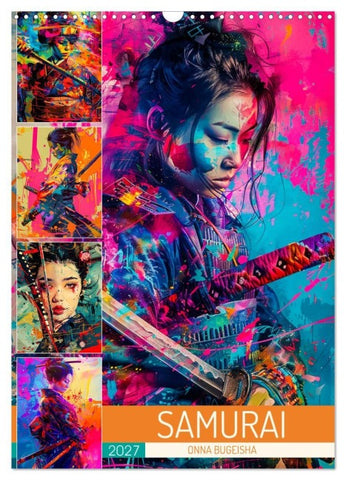 Samurai - Onna Bugeisha (Wandkalender 2027 DIN A3 hoch), CALVENDO Monatskalender