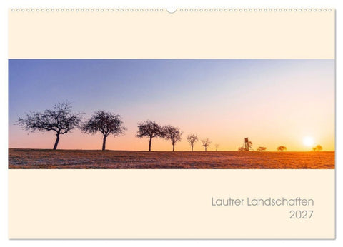 Lautrer Landschaften 2027 (Wandkalender 2027 DIN A2 quer), CALVENDO Monatskalender