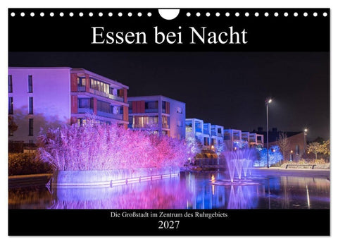 Essen bei Nacht (Wandkalender 2027 DIN A4 quer), CALVENDO Monatskalender