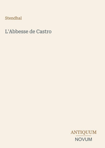 L'Abbesse de Castro