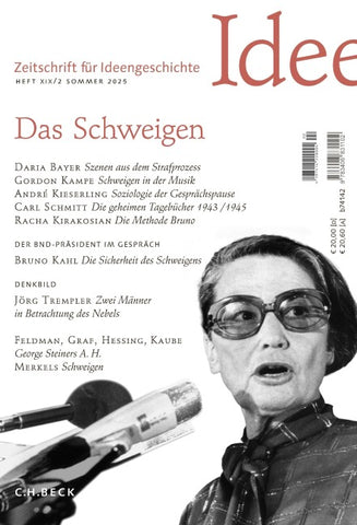 Zeitschrift für Ideengeschichte Heft X