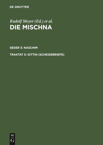 Gittin (Scheidebriefe)