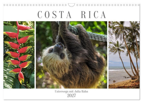 Costa Rica - unterwegs mit Julia Hahn (Wandkalender 2027 DIN A3 quer), CALVENDO Monatskalender