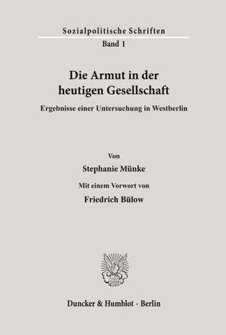 Die Armut in der heutigen Gesellschaft.