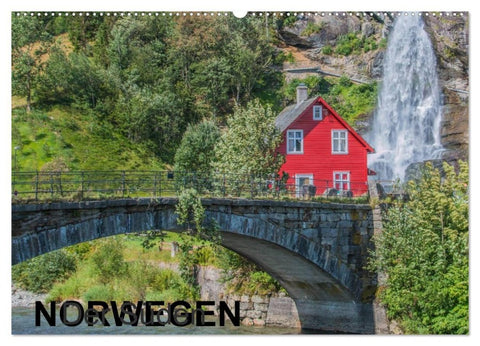 Norwegen - Der Süden (Wandkalender 2027 DIN A2 quer), CALVENDO Monatskalender