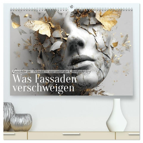 Was Fassaden verschweigen (hochwertiger Premium Wandkalender 2027 DIN A2 quer), Kunstdruck in Hochglanz