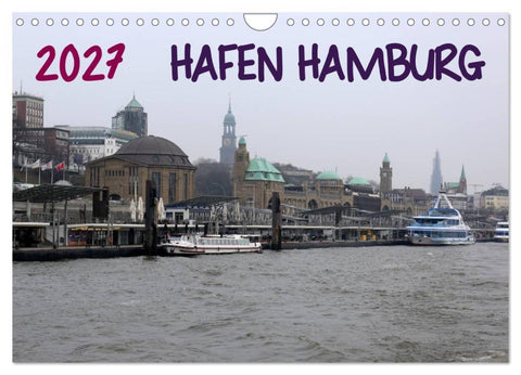 Hafen Hamburg 2027 (Wandkalender 2027 DIN A4 quer), CALVENDO Monatskalender