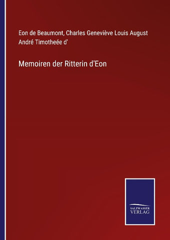 Memoiren der Ritterin d'Eon
