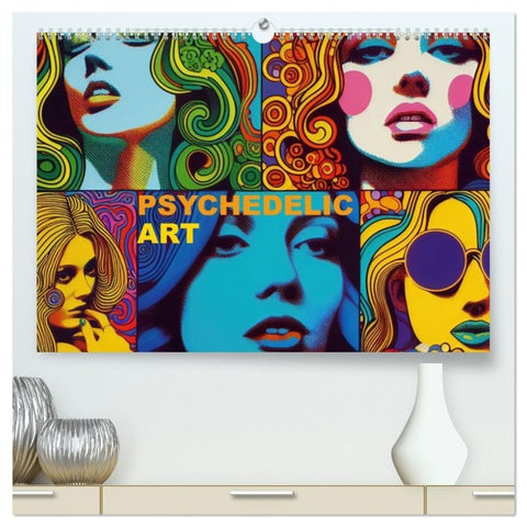 Psychedelic Art (hochwertiger Premium Wandkalender 2027 DIN A2 quer), Kunstdruck in Hochglanz
