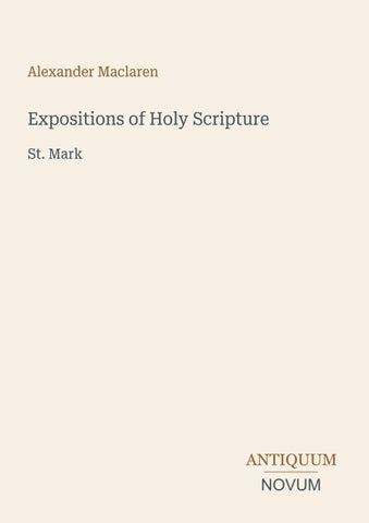 Expositions of Holy Scripture