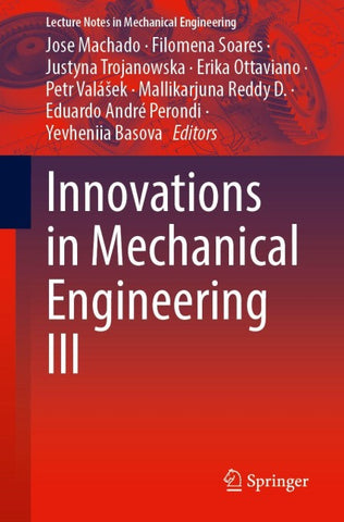 Innovations in Mechanical Engineering III