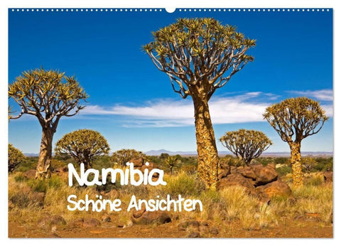 Namibia - Schöne Ansichten (Wandkalender 2027 DIN A2 quer), CALVENDO Monatskalender