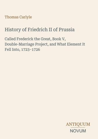 History of Friedrich II of Prussia