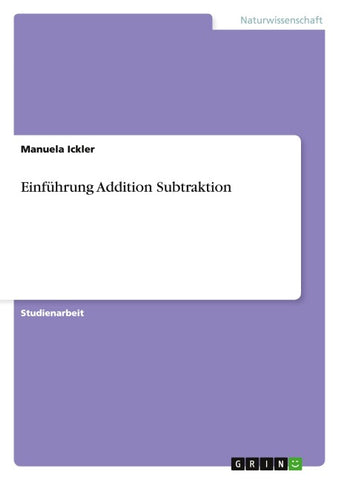 Einführung Addition Subtraktion