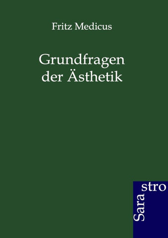 Grundfragen der Ästhetik