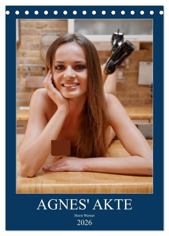 Agnes' Akte (Tischkalender 2026 DIN A5 hoch), CALVENDO Monatskalender