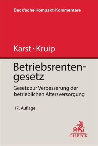 Betriebsrentengesetz. BetrAVG